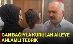 Can bağıyla kurulan aileye anlamlı tebrik