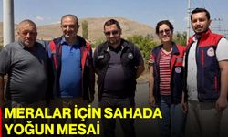 Meralar için sahada yoğun mesai