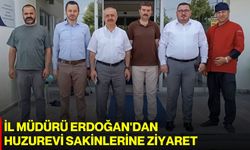 İl Müdürü Erdoğan'dan huzurevi sakinlerine ziyaret
