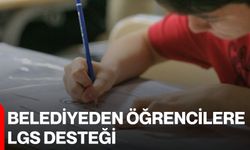 Belediyeden öğrencilere LGS desteği