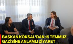 Başkan Köksal’dan 15 Temmuz Gazisine anlamlı ziyaret