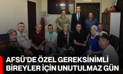AFSÜ’de özel gereksinimli bireyler için unutulmaz gün
