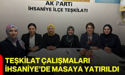 Teşkilat çalışmaları İhsaniye’de masaya yatırıldı