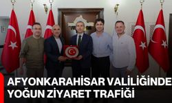 Afyonkarahisar Valiliğinde yoğun ziyaret trafiği