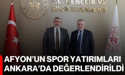Afyon’un spor yatırımları Ankara’da değerlendirildi