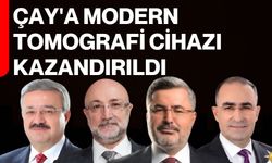 Çay'a modern tomografi cihazı kazandırıldı