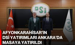Afyonkarahisar'ın DSİ yatırımları Ankara'da masaya yatırıldı