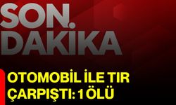 Otomobil ile tır çarpıştı: 1 ölü