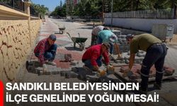 Sandıklı Belediyesinden ilçe genelinde yoğun mesai!