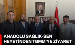 Anadolu Sağlık-Sen Heyetinden TBMM’ye ziyaret