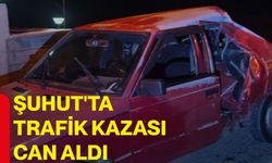 Şuhut'ta trafik kazası can aldı