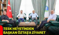 TESK heyetinden Başkan Öztaş'a ziyaret