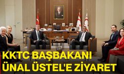 KKTC Başbakanı Ünal Üstel'e ziyaret