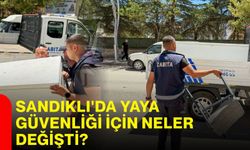 Sandıklı'da yaya güvenliği için neler değişti?