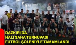 Dazkırı'da halı saha turnuvası futbol şöleniyle tamamlandı