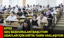 KPSS geç başvuruları başlıyor! Adaylar için kritik tarih yaklaşıyor