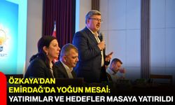 Özkaya’dan Emirdağ’da yoğun mesai: Yatırımlar ve hedefler masaya yatırıldı