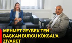 Mehmet Zeybek'ten Başkan Burcu Köksal'a ziyaret