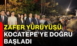 Zafer yürüyüşü Kocatepe'ye doğru başladı