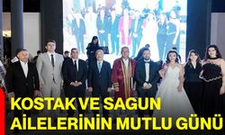 Kostak ve Sagun ailelerinin mutlu günü