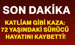 Katliam gibi kaza: 72 yaşındaki sürücü hayatını kaybetti