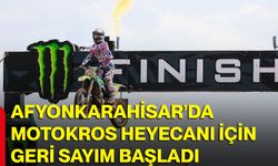 Afyonkarahisar’da Motokros heyecanı için geri sayım başladı
