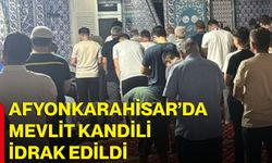 Afyonkarahisar’da Mevlit Kandili idrak edildi