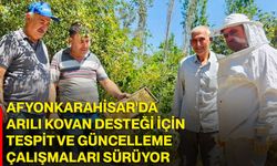 Afyonkarahisar'da arılı kovan desteği için tespit ve güncelleme çalışmaları sürüyor