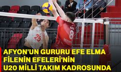 Afyon'un Gururu Efe Elma, Filenin Efeleri'nin U20 Milli Takım kadrosunda!