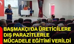 Başmakçı’da üreticilere dış parazitlerle mücadele eğitimi verildi