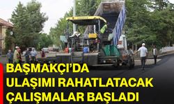 Başmakçı’da ulaşımı rahatlatacak çalışmalar başladı