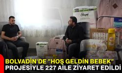 Bolvadin'de "Hoş Geldin Bebek" projesiyle 227 aile ziyaret edildi