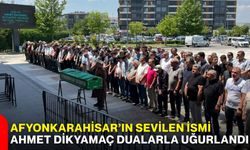 Afyonkarahisar’ın sevilen ismi Ahmet Dikyamaç dualarla uğurlandı