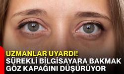 Uzmanlar uyardı! Sürekli bilgisayara bakmak göz kapağını düşürüyor