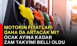 Motorin fiyatları daha da artacak mı? Ocak ayına kadar zam takvimi belli oldu