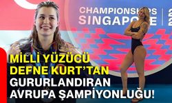 Milli yüzücü Defne Kurt’tan gururlandıran Avrupa şampiyonluğu!