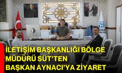 İletişim Başkanlığı Bölge Müdürü Süt’ten Başkan Aynacı’ya ziyaret