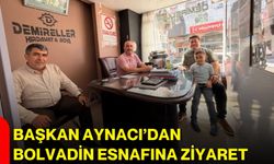 Başkan Aynacı’dan Bolvadin esnafına ziyaret