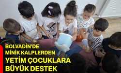 Bolvadin’de minik kalplerden yetim çocuklara büyük destek
