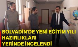 Bolvadin'de yeni eğitim yılı hazırlıkları yerinde incelendi