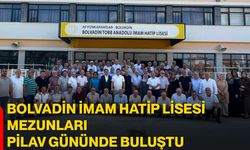 Bolvadin İmam Hatip Lisesi mezunları pilav gününde buluştu