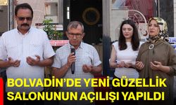 Bolvadin’de yeni güzellik salonunun açılışı yapıldı