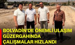 Bolvadin’de önemli ulaşım güzergahında çalışmalar hızlandı