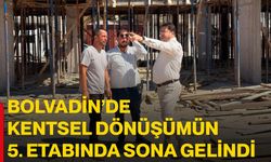 Bolvadin’de kentsel dönüşümün 5. etabında sona gelindi
