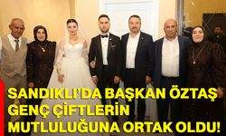 Sandıklı’da Başkan Öztaş, genç çiftlerin mutluluğuna ortak oldu!