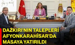 Dazkırı'nın talepleri Afyonkarahisar'da masaya yatırıldı