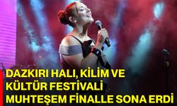 Dazkırı Halı, Kilim ve Kültür Festivali muhteşem finalle sona erdi