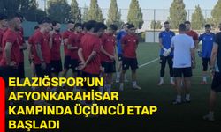Elazığspor’un Afyonkarahisar kampında üçüncü etap başladı