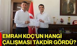 Emrah Koç’un hangi çalışması takdir gördü?