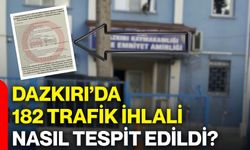 Dazkırı’da 182 trafik ihlali nasıl tespit edildi?